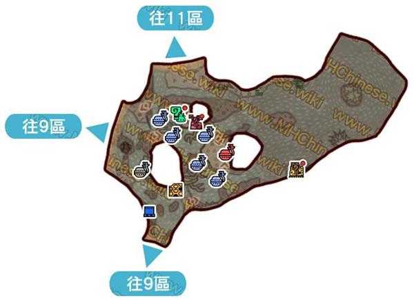 《怪物猎人:世界》大蚁冢荒地地图资源点一览