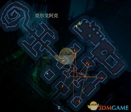 《暗影:觉醒》克尔戈阿克路线图