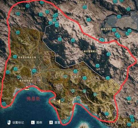 《刺客信条:奥德赛》全奥利哈钢地图位置一览
