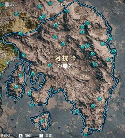 《刺客信条:奥德赛》全奥利哈钢地图位置一览