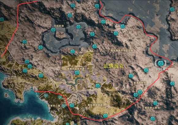 《刺客信条:奥德赛》全奥利哈钢地图位置一览