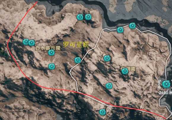 《刺客信条:奥德赛》全奥利哈钢地图位置一览
