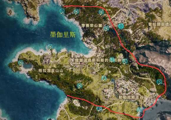 《刺客信条:奥德赛》全奥利哈钢地图位置一览