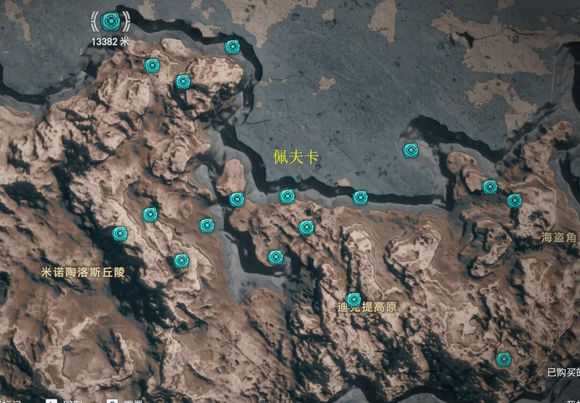 《刺客信条:奥德赛》全奥利哈钢地图位置一览