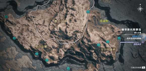《刺客信条:奥德赛》全奥利哈钢地图位置一览