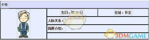《牧场物语:重聚矿石镇》卡特人物介绍