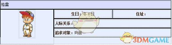 《牧场物语:重聚矿石镇》格雷人物介绍