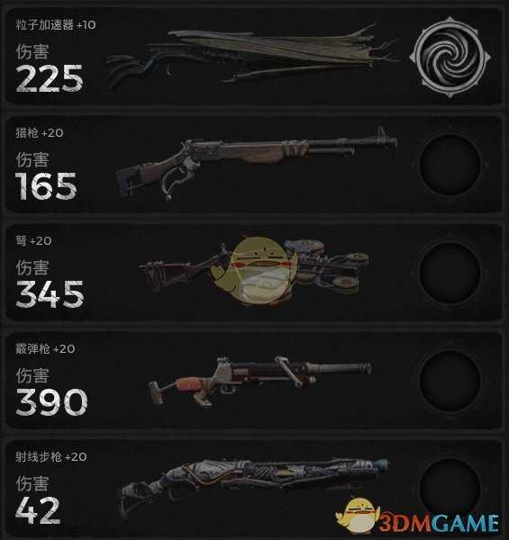 《遗迹:灰烬重生》全主武器属性外观一览 获得方法分享