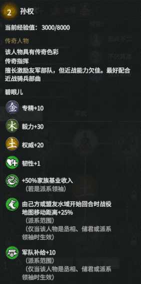 《全面战争:三国》孙权强度分析