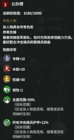 《全面战争:三国》公孙瓒强度分析