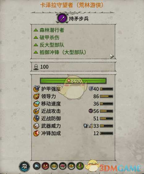 《全面战争:战锤2》荒林游侠实用性分析