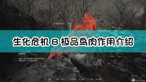 《生化危机8:村庄》极品鸟肉作用介绍