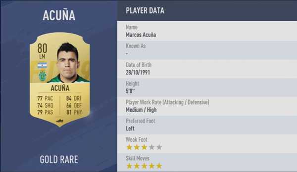 《FIFA 19》全5星花式球员汇总