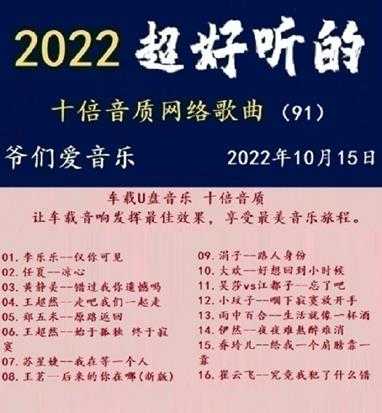 群星《2022超好听的十倍音质网络歌曲(91)》WAV分轨