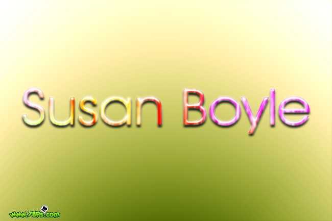 Photoshop 漂亮的彩色水晶字