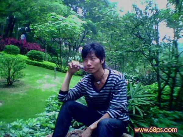 Photoshop处理偏色和非常模糊的照片