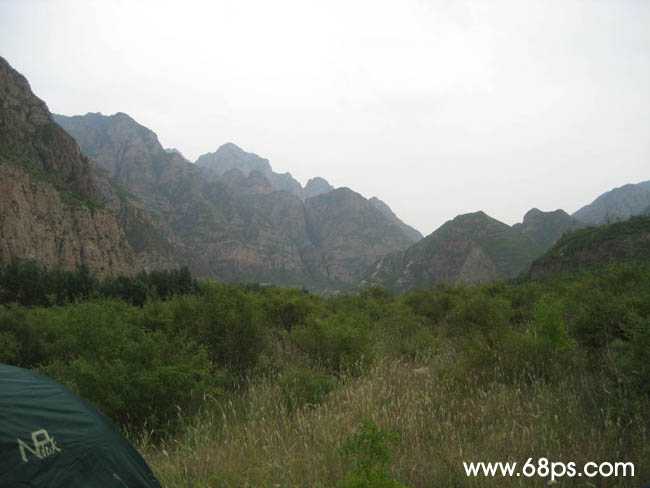 Photoshop教程:灰暗风景照片的调色