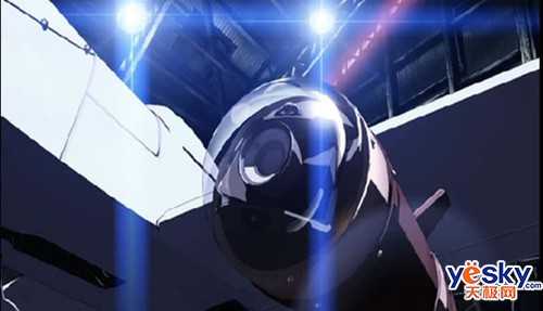 Photoshop光线特效:垂直极光光柱