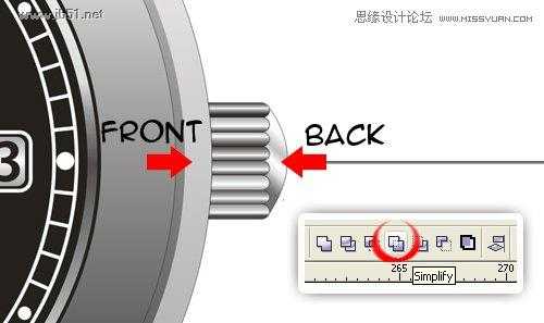 CorelDraw(CDR)设计绘制超真实的有质感的手表实例教程