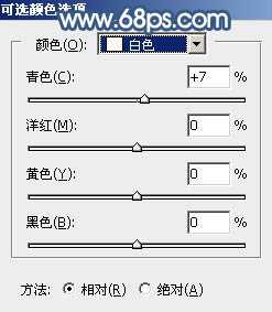 Photoshop为树景美女图片打造梦幻的冷调青蓝色