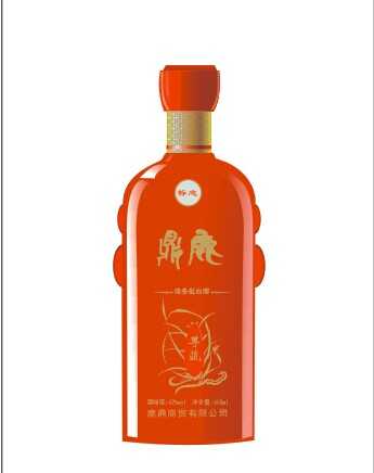 CDR钢笔工具和交互式透明工具制作红色的白酒瓶(图文教程)