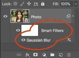 Photoshop中如何使用智能滤镜模糊照片?