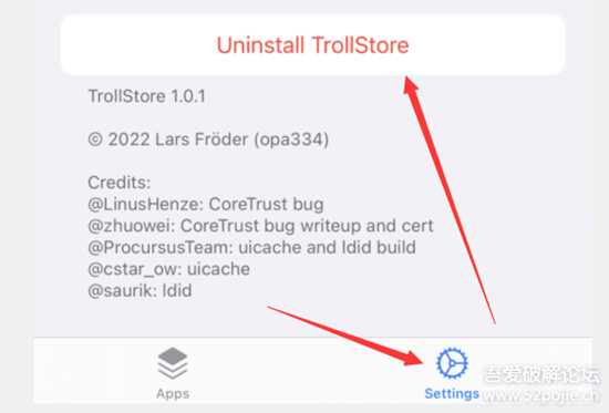 iOS15.1 TrollStore 已发布,永久不掉签